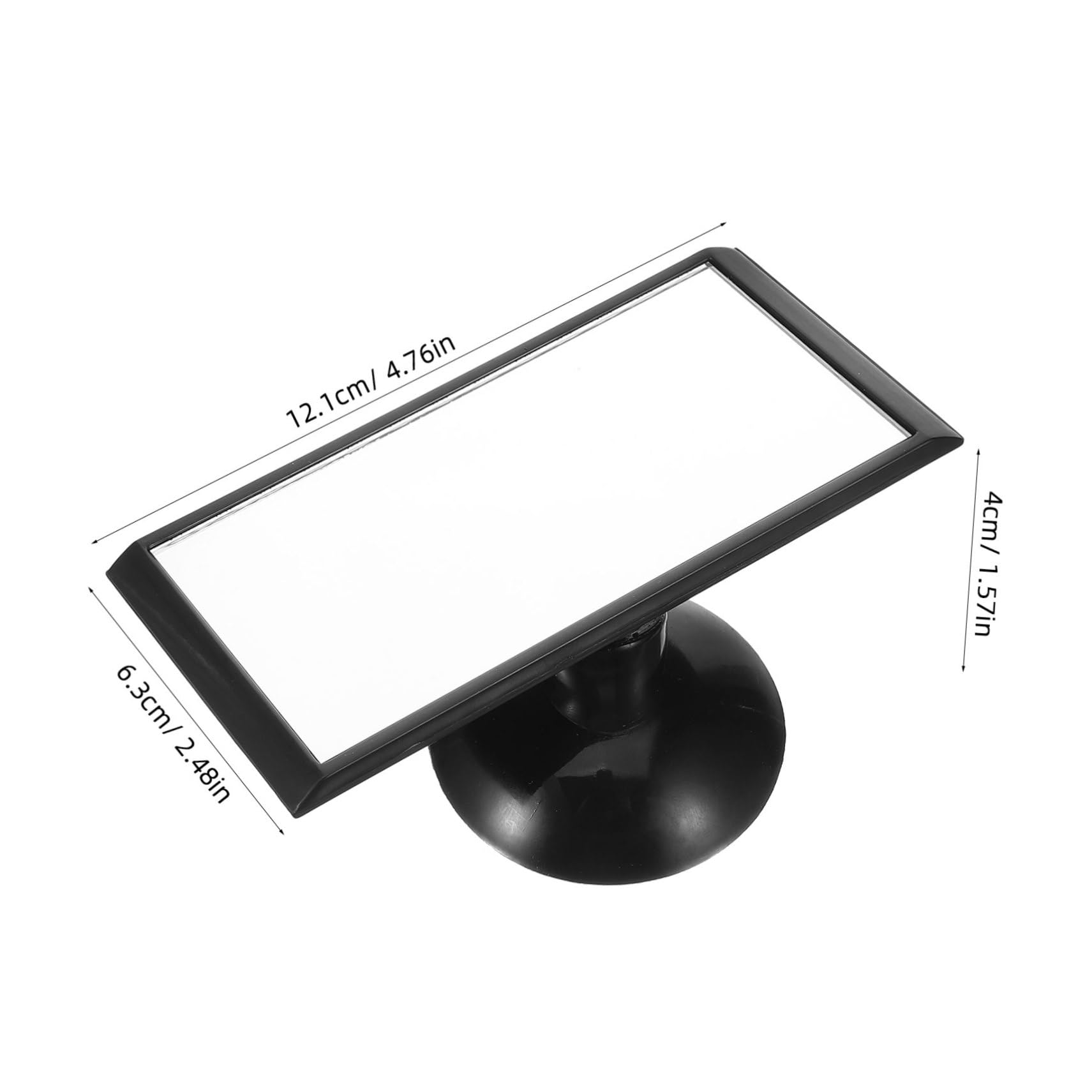 Beatifufu Suction Cup Car Rear View Mirror Universal Fit Easy Installation and Rotatable for Backseat Viewing