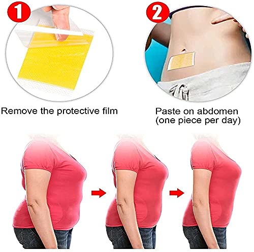 Hibana Patch, 10Pcs Tighten Stickers, Natural Waist Patches, Waist Burning Stickers, Breathable For Tinted Moisturizers Tinted-Facial-Moisturizers Easy To Use Tighten Patches