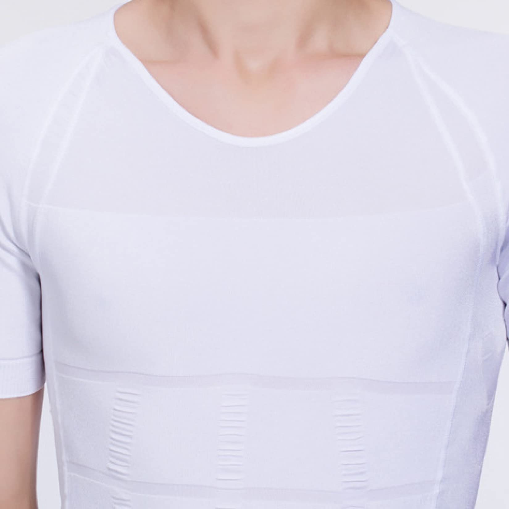 WBYSFR Hi Compression Shapewear Tank Tank dla mężczyzn, Elastyczna koszula z krótkim rękawem - Trening