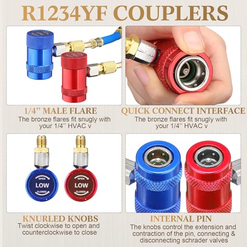 Kit Adaptadores R1234YF para Aire Acondicionado de Auto miniatura 2