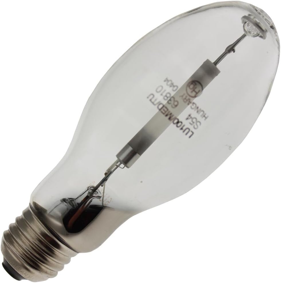 Replacement for Tungsram LU100/MED/TU, ED17 Glass, Clear HID High Pressure Sodium Light Bulb (1 Pack)