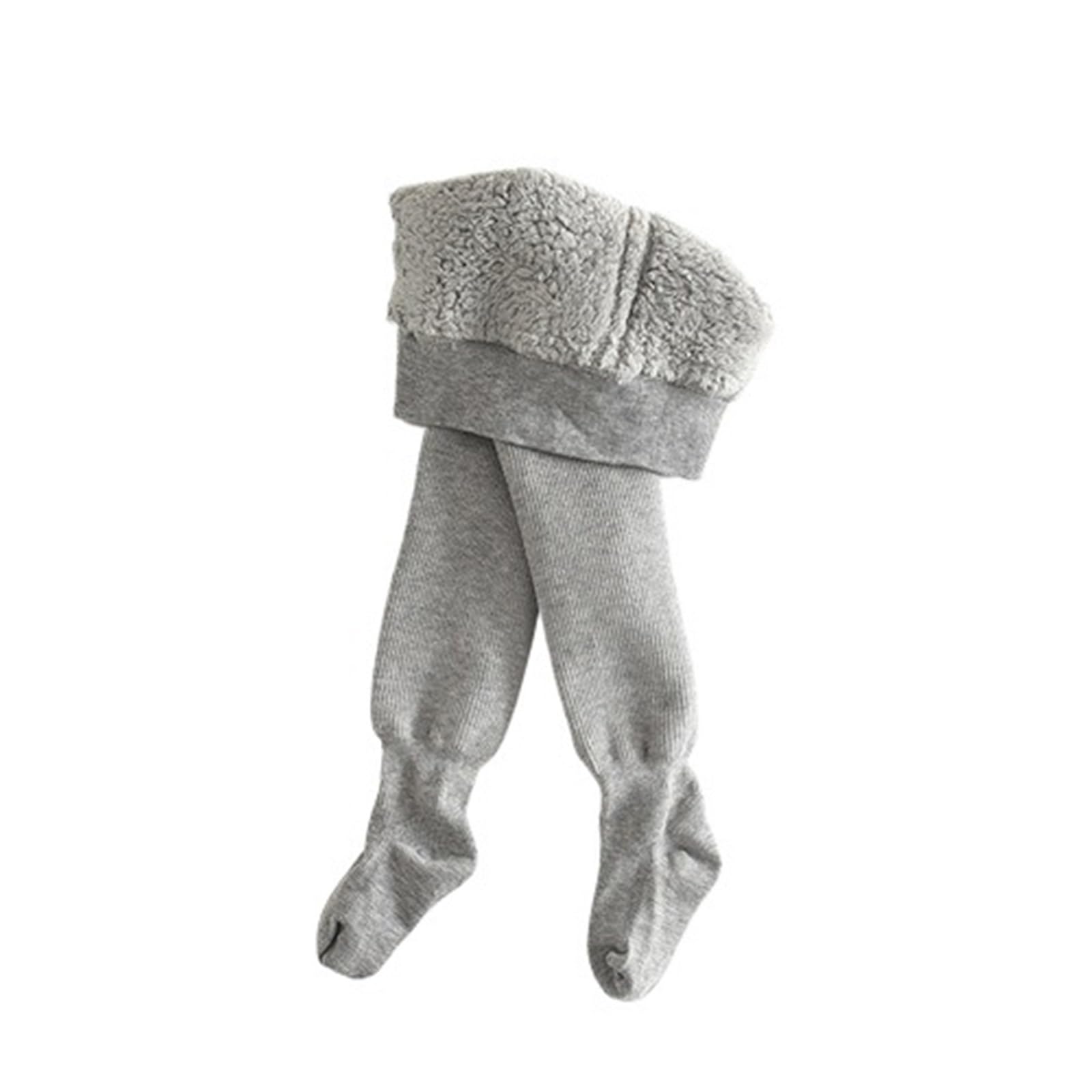 Winter Thick Tights for Girls – Keep Warm Children’s Tights Fashion Toddler Baby Girl Pantyhose (0-8 Years)(GRAY,2-4Years(S))