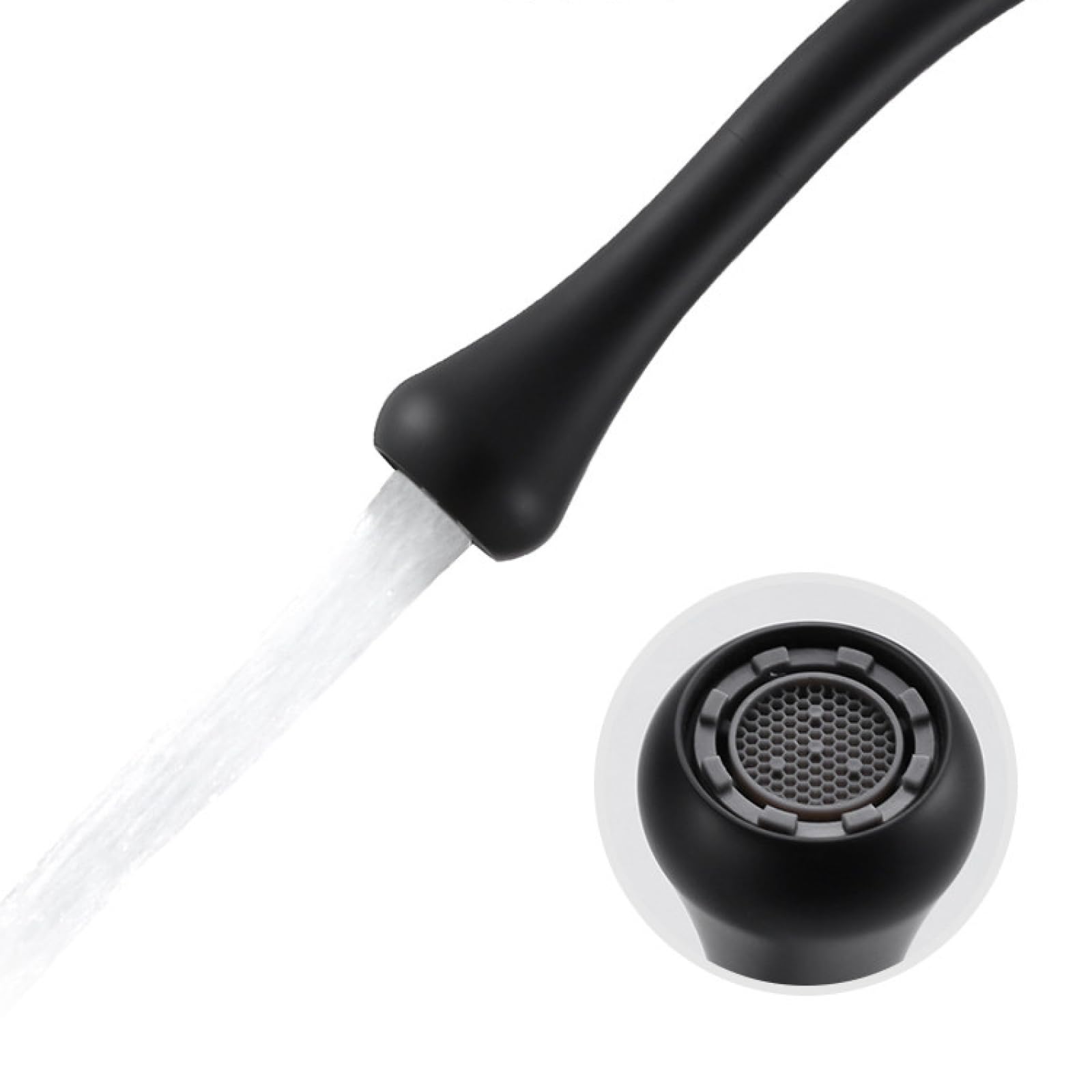 Rubinetto per Lavabo Dal Design Creativo In Ottone Nero