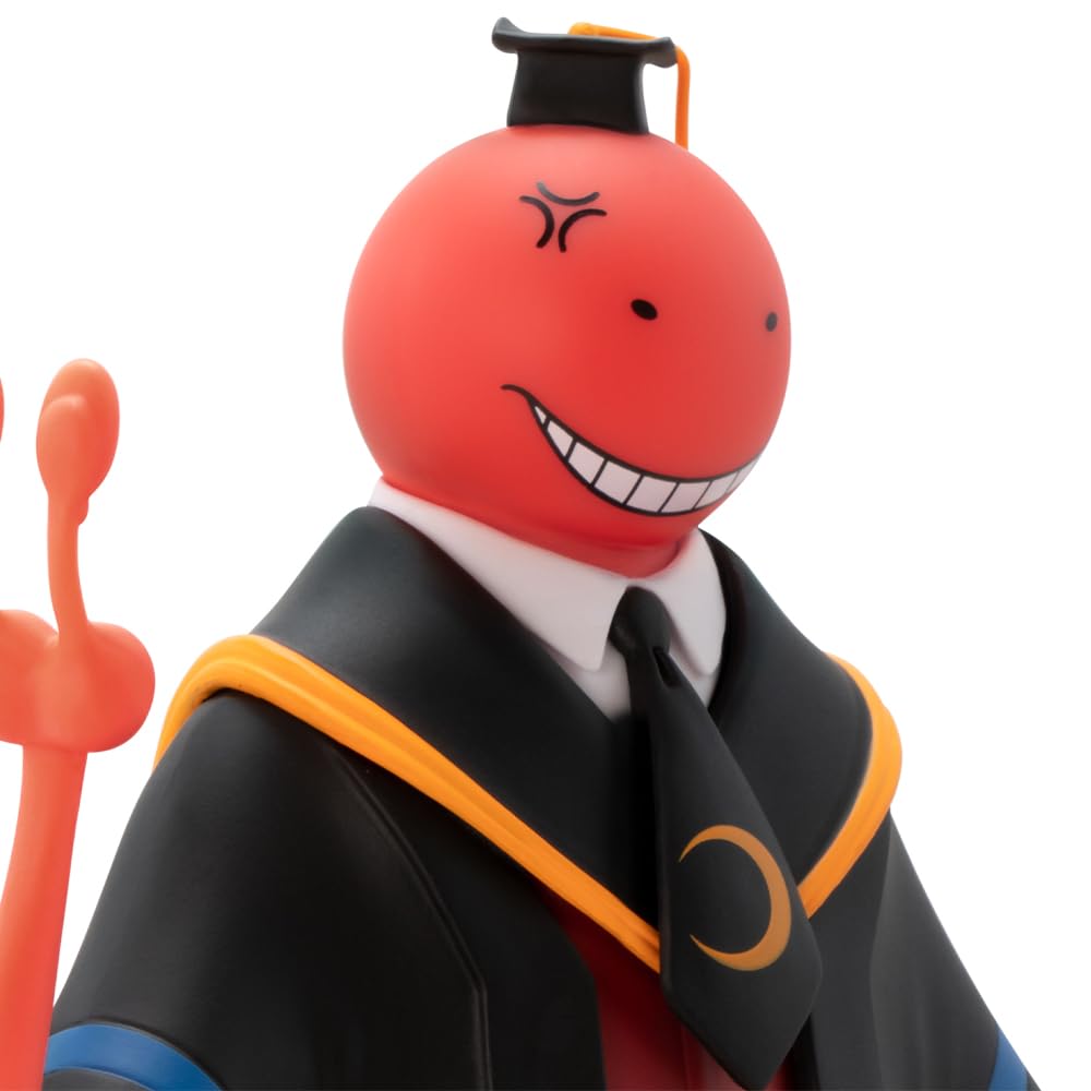 ABYstyle Studio – Figurine Assassination Classroom Koro Sensei Rouge – Produit Officiel – Statue Premium – Finitions Haute Qualité – Pièce de Collection