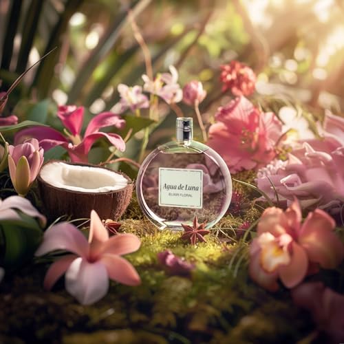 AGUA DE LUNA - Elixir Floral 200 ml, Colonia Mujer, Perfume en Formato Spray, Eau de Toilette Natural y Femenina, Aroma Cítrico y Floral, Fragancia Fresca de Larga Duración - imagen 7