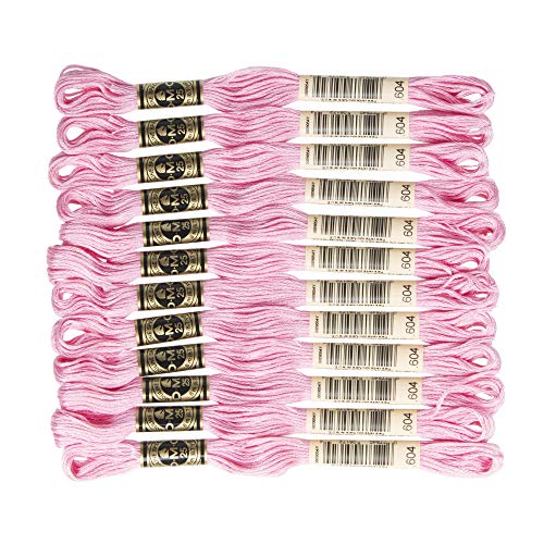 Image of DMC 6-Strand Embroidery Cotton Floss, Light Cranberry