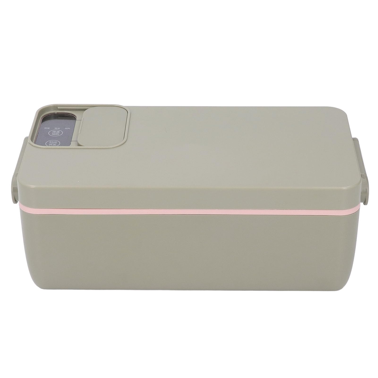Fiambrera Eléctrica Inalámbrica Recargable por USB de 12000 MAh, Calentador de Alimentos Autocalentable, Contenedor de Acero Inoxidable 304 con Cierres Dobles, Ideal para Trabajo y Viajes