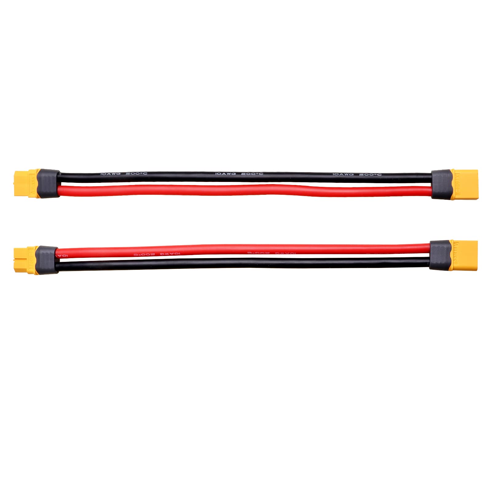 Adaptateur XT60 Mâle Vers Mâle – 2 Broches – 60 A – Courant élevé – Pour Batterie LiPo – Modélisme RC – Qualité Premium