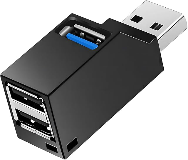 USB Hub,USB 3.0 3 Port High Speed Splitter Plug and Play for MacBook, Mac Pro/Mini, iMac, Surface Pro, XPS, Notebook PC, USB Flash Drives, Mobile HDD, USB Radiator, Scanner, Mobile