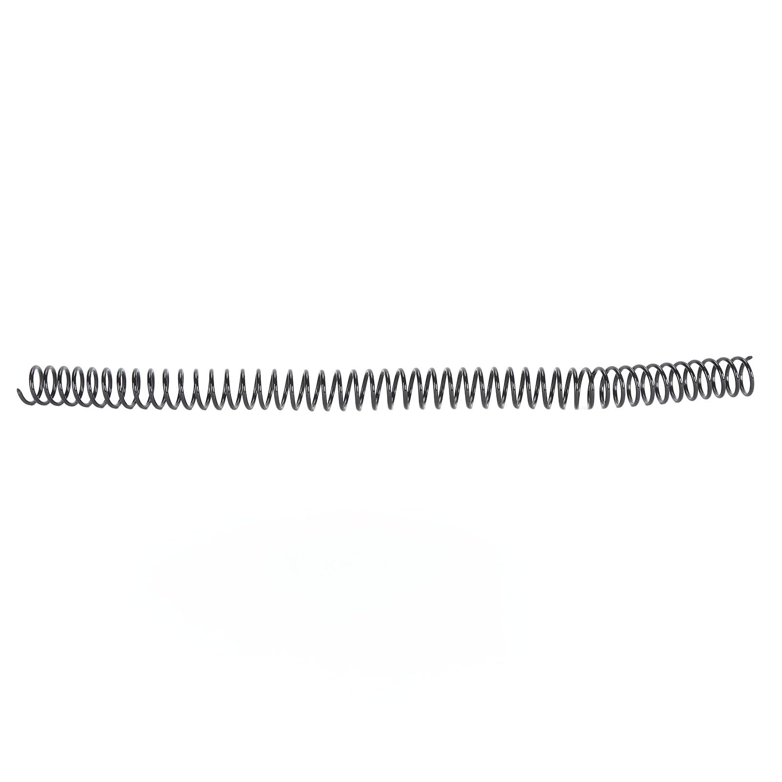 Zunate Bobines de Reliure Spirale à Boucle Unique, 100 Pièces, Haute capacité, 115 Feuilles pour Projets et Rapports Créatifs (BLACK)