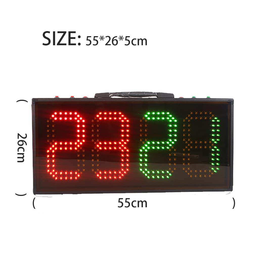 Tabellone segnapunti per sostituzioni di Calcio, tabellone segnapunti elettronico a LED, tabellone per sostituzioni elettroniche per Calcio su Un Lato, Attrezzatura per Giochi di Allenamento