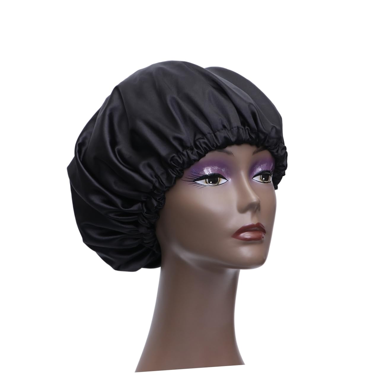 Healvian 3piezas Gorro De Sueño De Satén Doble De Seda Para Mujeres Transpirable Para Proteger Peinados y Mantener El Cabello Mientras Duermes