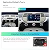 XTRONS 7 Inch Android 13 Car Stereo Radio Player 4+64GB, Built-in 4G Wireless GPS Navigation Car Play DSP RDS Radio Bluetooth WIFI, Support AHD CAM TPMS DVR DAB+for Fiat 500 (2007-2015) Cream