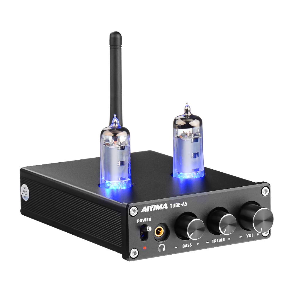 Buy AIYIMA A5 Tube Amplifier 2.0 Channel Bluetooth Power Amp Stereo