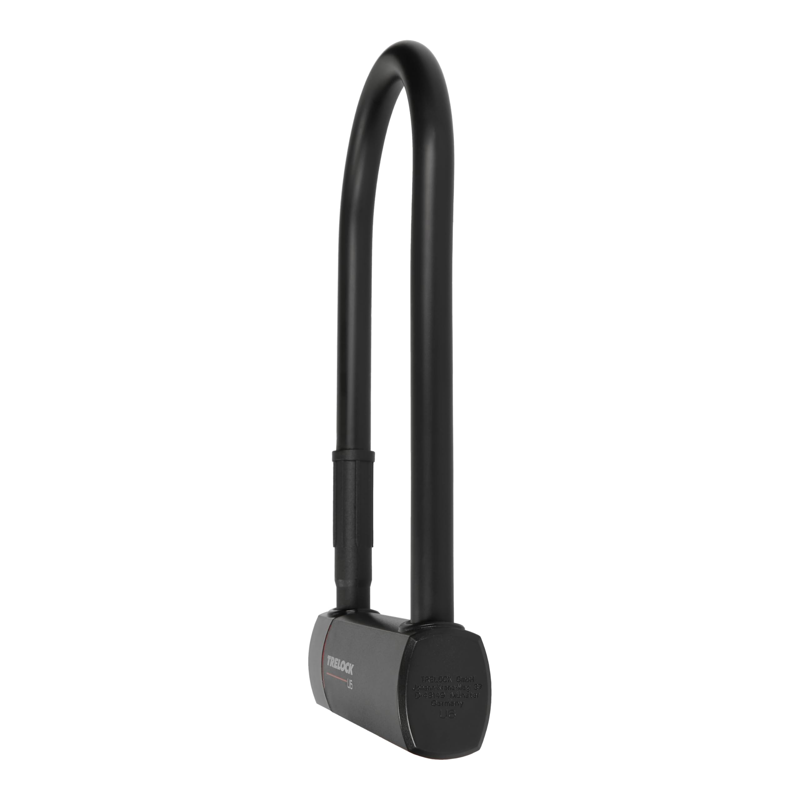 TRELOCK U6 Bügelschloss, Länge 23 cm, Bügeldurchmesser 16 mm, Sicherheitsstufe 17, Hohe Sicherheit, Sold Secure Gold, Schlüsselservice
