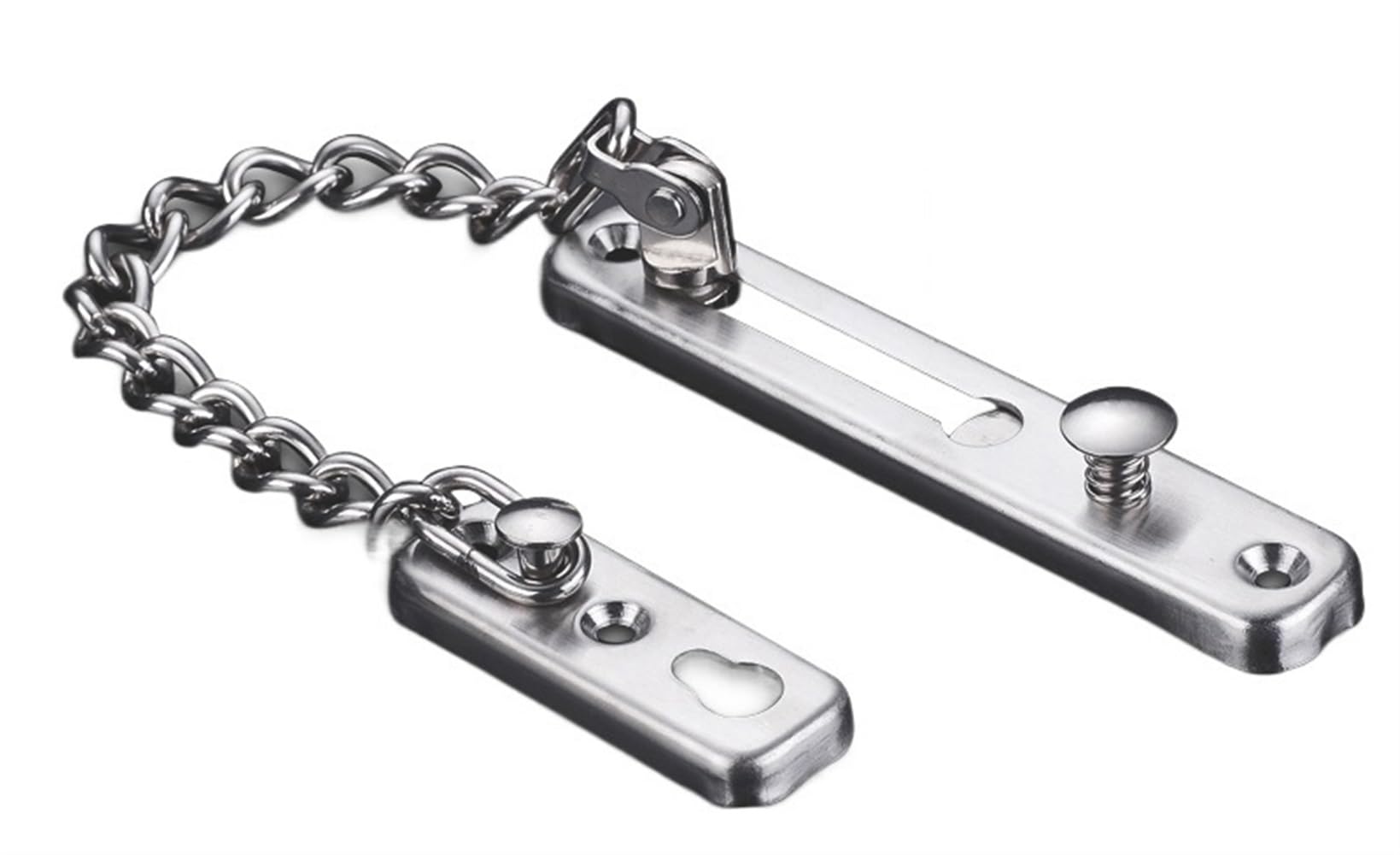 Fdzkrtvm B Security Doors Chain Lock, Stainless Steel Door Chain Latch Lock Security Hardware Multicolor(B)