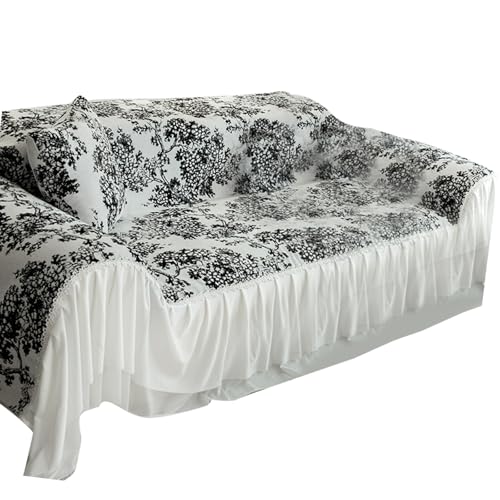 Couverture de canapé chenille haut de gamme en jacquard - 7