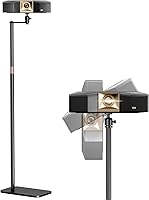 PUTORSEN Universal Projector Stand: Adjustable Height 36.6-48.75", 360° Rotatable, 11lbs Capacity for Projectors, Cameras, Webcams