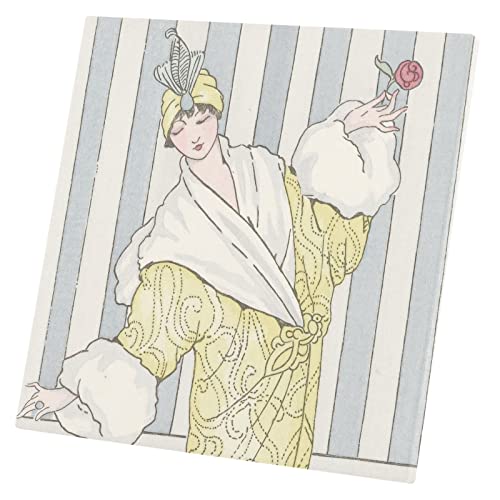 Toile imprimee affiche poster Art Deco et mode retro 1920 en 60x60 cm
