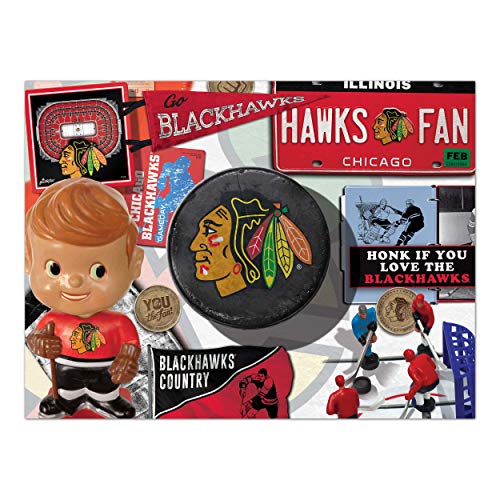 Image of YouTheFan NHL Chicago Blackhawks Retro Team Large Puzzle