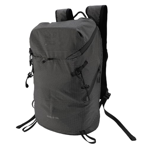 Sac à dos de randonnée pour voyage et camping en modèle mixte noir
