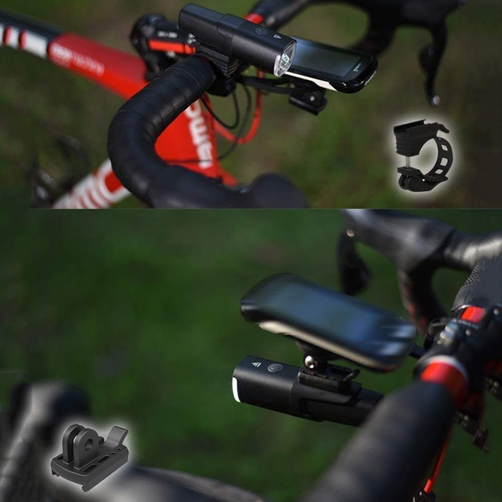 Luz de Bicicleta LED, Faro de 800 lúmenes Recargables USB súper Brillante, 5 Opciones de Modo de luz, fácil de Instalar para Hombres, Mujeres, niños, Caminos, Ciclismo de montaña.