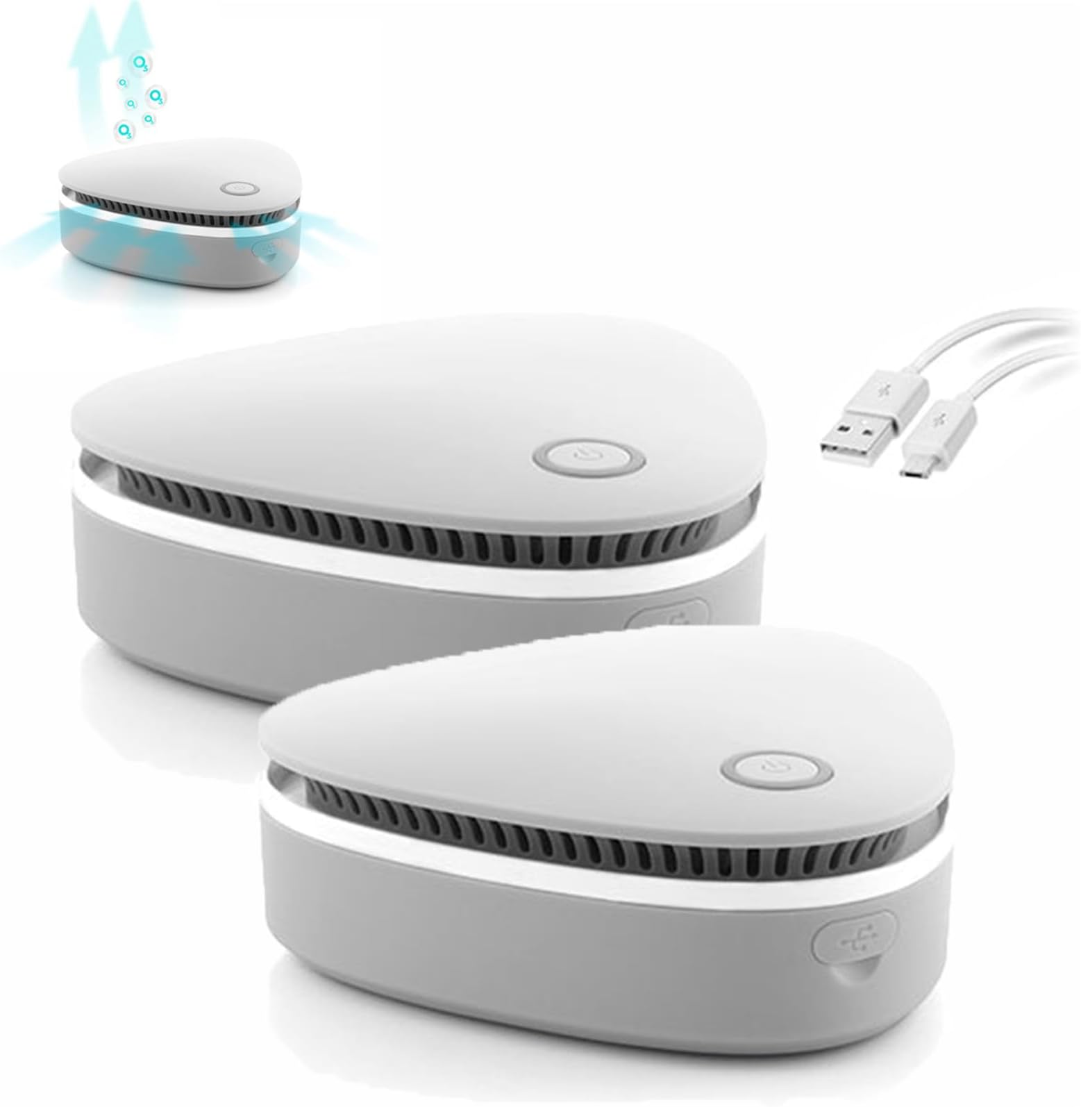Ozzie Odor Remover Machine for Smoke Smell, Ozzie Smoke Odor Remover, Ozzie Ultimate Odor Remover Smoke, Ozzie Air Freshener, For Home Office Car (2pcs), 115*115*43mm