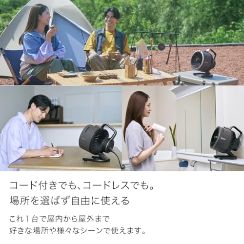 Shark FlexBreeze HydroGo コードレスサーキュレーターファン FA052J グレー の商品画像 2