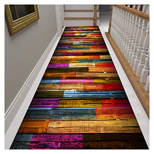 Alfombra para el dormitorio de rayas vintage que transforma tu pasillo 2