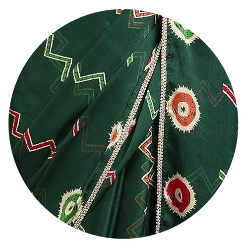 Image of MIRCHI FASHION Women Saree Chiffon Floral Printed | Breathable Festive Occasion Sari for Social Visits with Matching Blouse Piece