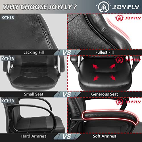 Image of JOYFLY Gaming Chair, Game Chair for Adults, Gamer Chair Racing Style Ergonomic PC Chair with Headrest and Lumbar Support, for Boys Teens（Blue）