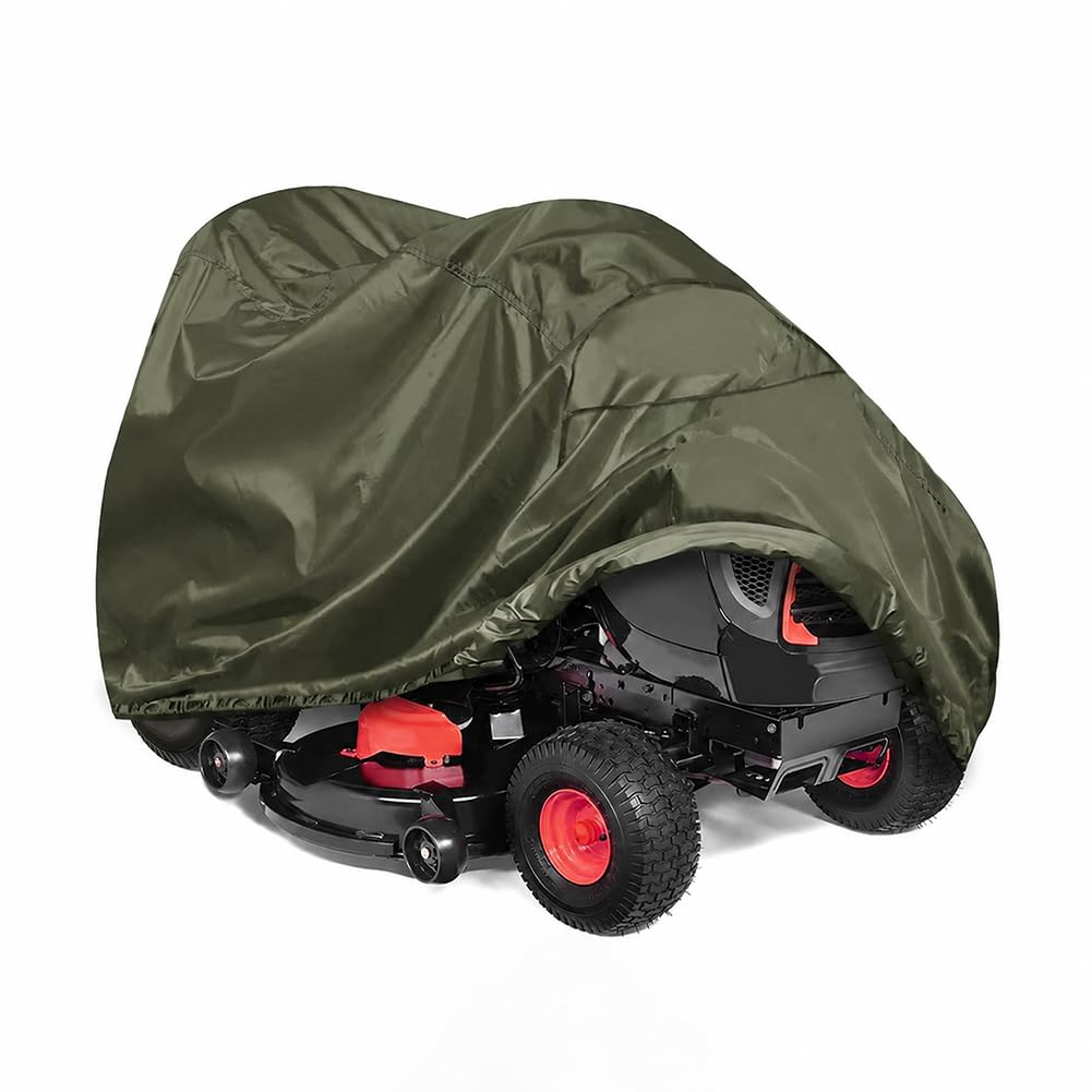 LSYQFB Riding Lawn Mower Cover for AS Motor AS 940 Sherpa 4WD B&S 2015-pr 35", 420D Waterproof Ride On Mower Cover for Lawn Tractor Outdoor
