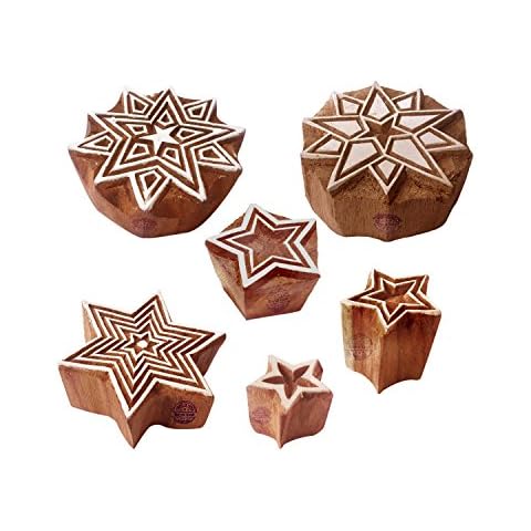 Royal Kraft Fabric Print Stamps Set of 6 Cover