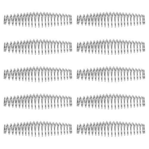 Yardenfun Muelles de Acero Inoxidable para Tijeras de Podar Resorte de Repuesto Número 2 10 Piezas Accesorios Compatibles para Tijeras de Jardín y Manualidades Resortes de Compresión