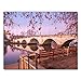 Lais Puzzle Scène d'automne avec l'architecture Historique du Pont à Richmond Upon Thames, Londres 40 Pièces