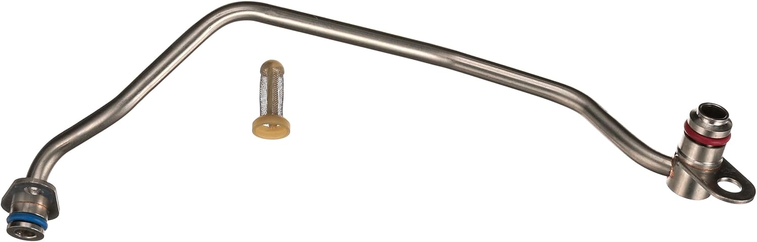 Gates TL235 Turbocharger Oil Feed Line - Steel x 12" W/Filter