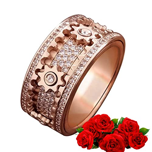 Anneau tournant bague fidget pour rester sereine au bureau