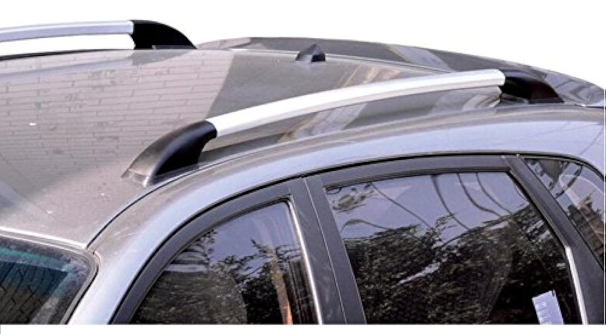 Universal Car Roof Rail Pair Metal Build