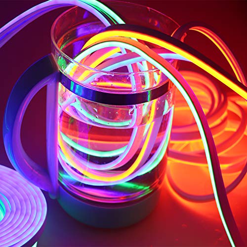 Rextin 16. 4ft dimmable white led light strip flexible silicone led neon rope lights dc12v ip67 for diy indoor & outdoor sign letters kichen clubs shopping malls holiday event 6 Rextin 16. 4ft dimmable white led light strip flexible silicone led neon rope lights dc12v ip67 for diy indoor & outdoor sign letters kichen clubs shopping malls holiday event - image 7