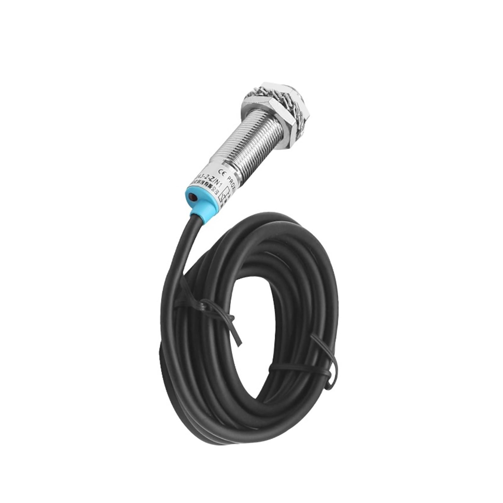 Interruptor de proximidad inductivo Clase A Serie ALJ12A3-4-Z con protección contra Cortocircuitos Sensor de proximidad M12 NPN NO DC 3 Hilos(ALJ12A3-4-Z-P1)