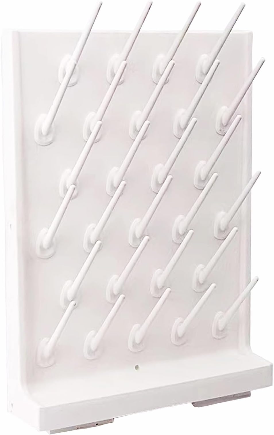 Wall Mounted Drying Rack 27 Pegs Lab Drying Draining Rack Cleaning Equipment Bench-top Laboratory Glassware