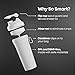 Imagen de Smartshake Botella mezcladora de proteínas para mezclas de proteínas