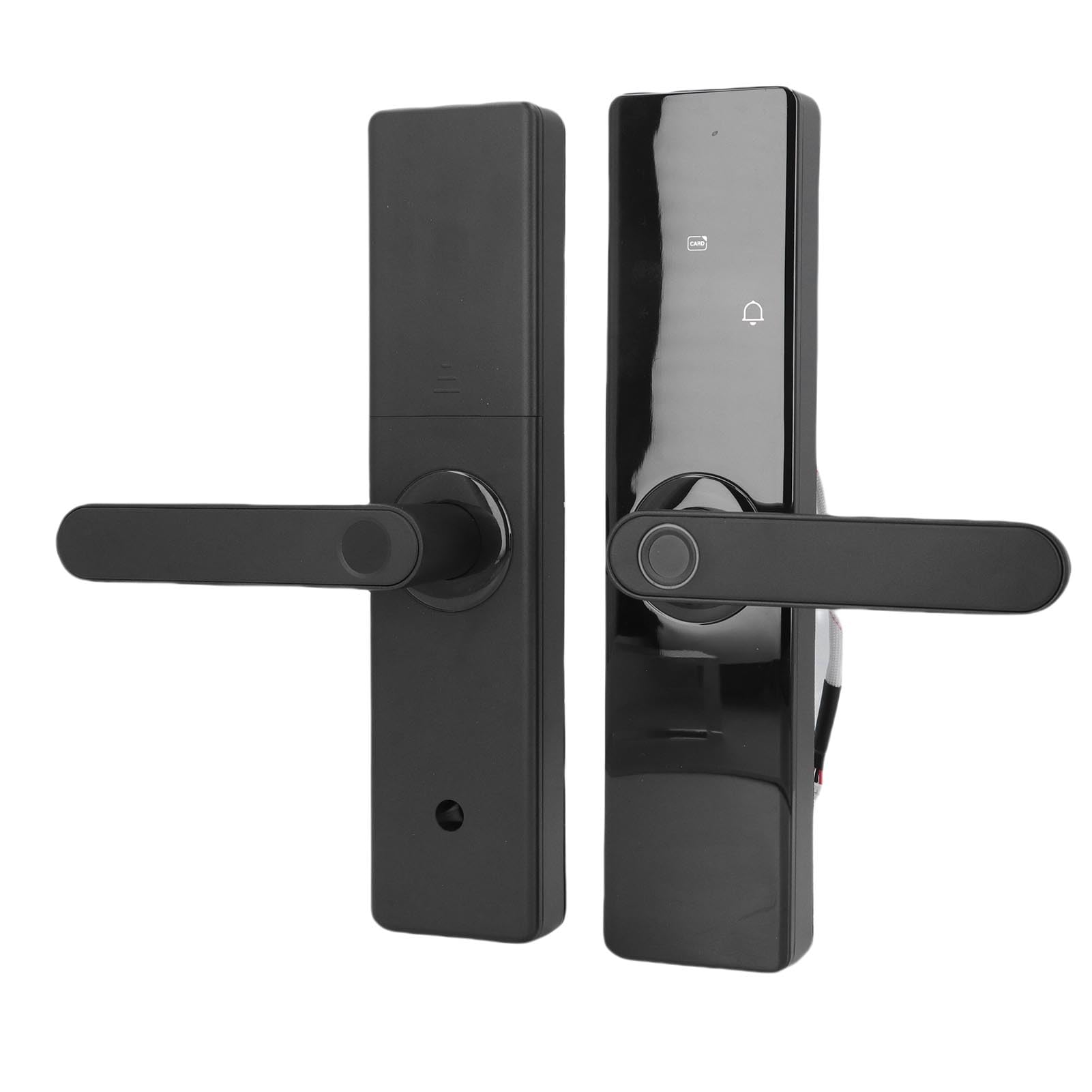 Serratura Digitale Intelligente per Porta, Tastiera Touchscreen Biometrica, Codice di Accesso, Senza Chiave, per Porta in Legno, Riconoscimento a 360 Gradi, Controllato App, Cilindro di