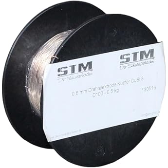CuSi3 Welding Wire 0.8 mm Copper Zinc 2.1461 D100 0.5 kg