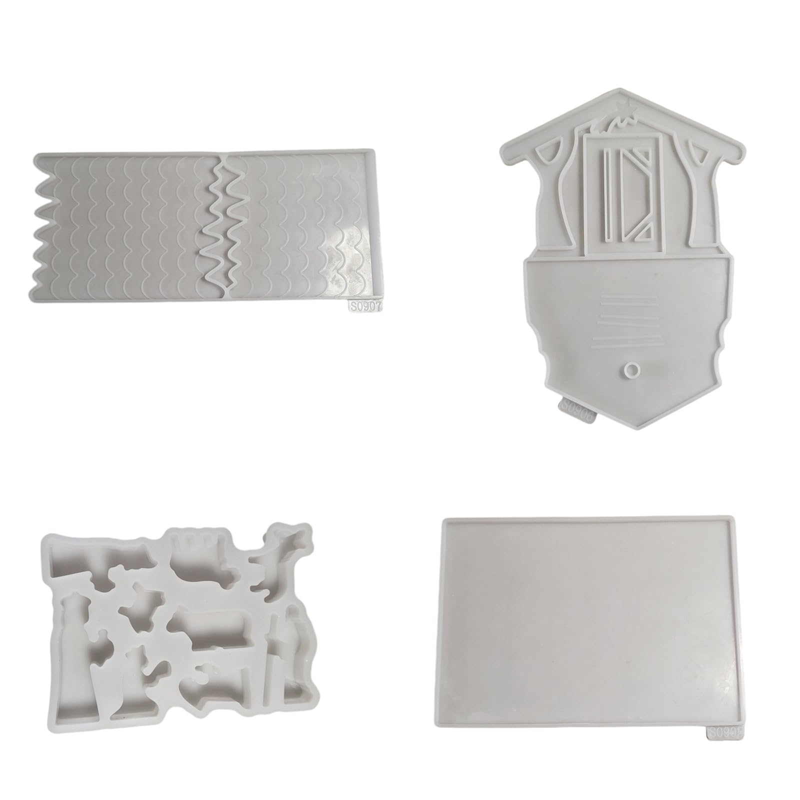 Moules en plâtre durables et précis pour statuettes et ornements fins