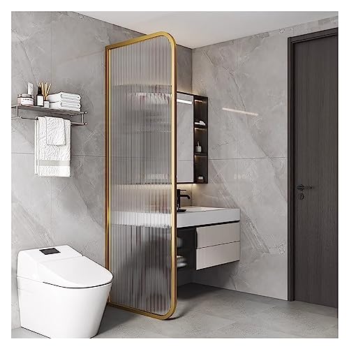 Urinal Partition Wall Divider for Restroom Floor-Standing Waterproof Glass Panels Wall Mounted Separator for Privacy in Toilets and Bathrooms