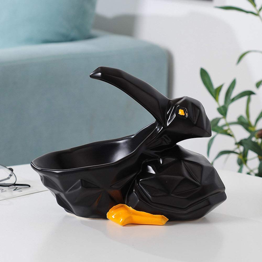 Statue toucan abstrait en céramique d'art pour collection design