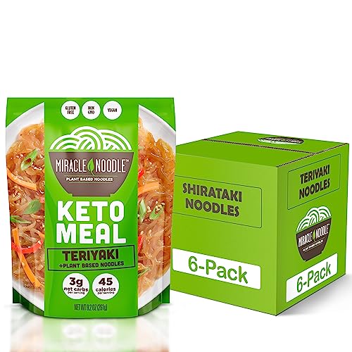 Miracle Noodle Ready to Eat Teriyaki Pasta, 9.2 Oz (Pack