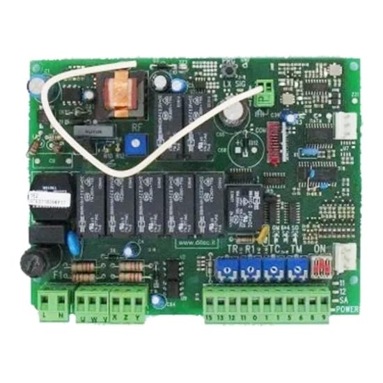 Dieffematic Ditec 61E2 Entrematic - Scheda Elettronica di Comando Originale 230 VCA - Ricambio per Automazione E2 Sostituisce LCA70 1D2