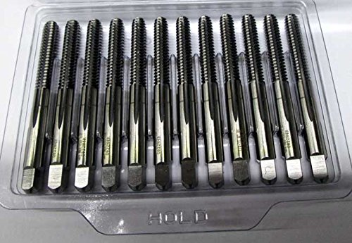 12 Pcs. Standard Tool 1/4-20 GH4 Met-Flo HSS Thread/Roll-Form Bottoming Taps